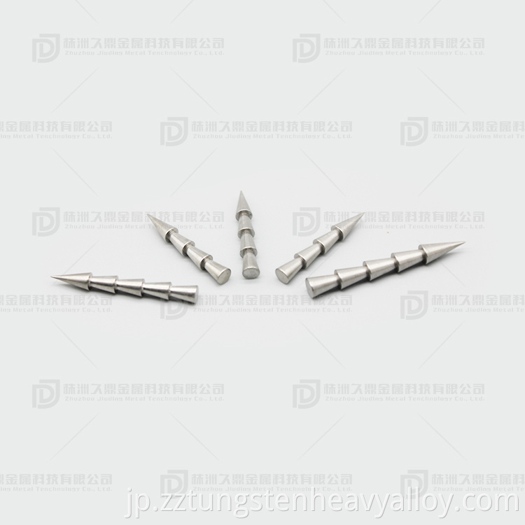 Tungsten alloy nail weight for soft lure